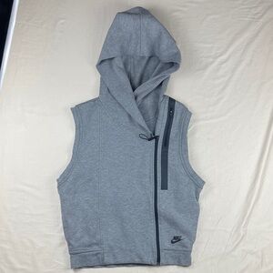 Nike Kids Gray Hooded Vest